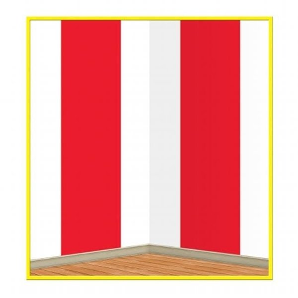 DDI 1906225 Red & White Stripes Backdrop Case of 6